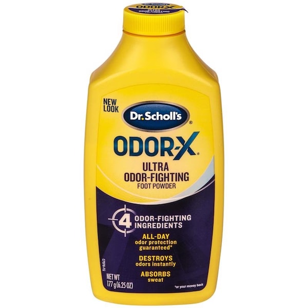 Dr Scholl Odor X Foot Powder Dr Scholl's OdorX BootFoot Powder 625 oz